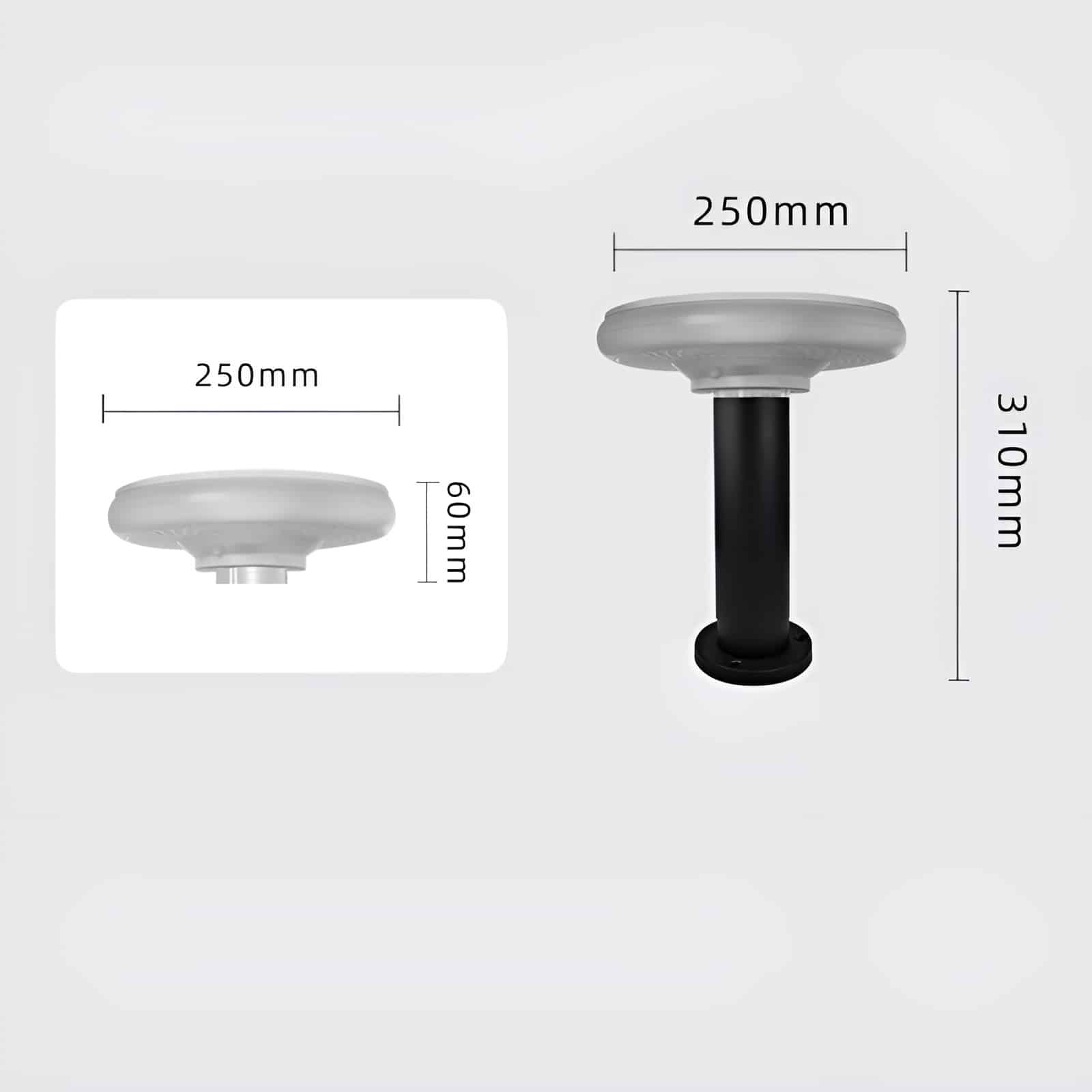 Đèn LED hình tròn năng lượng mặt trời BE1711 14