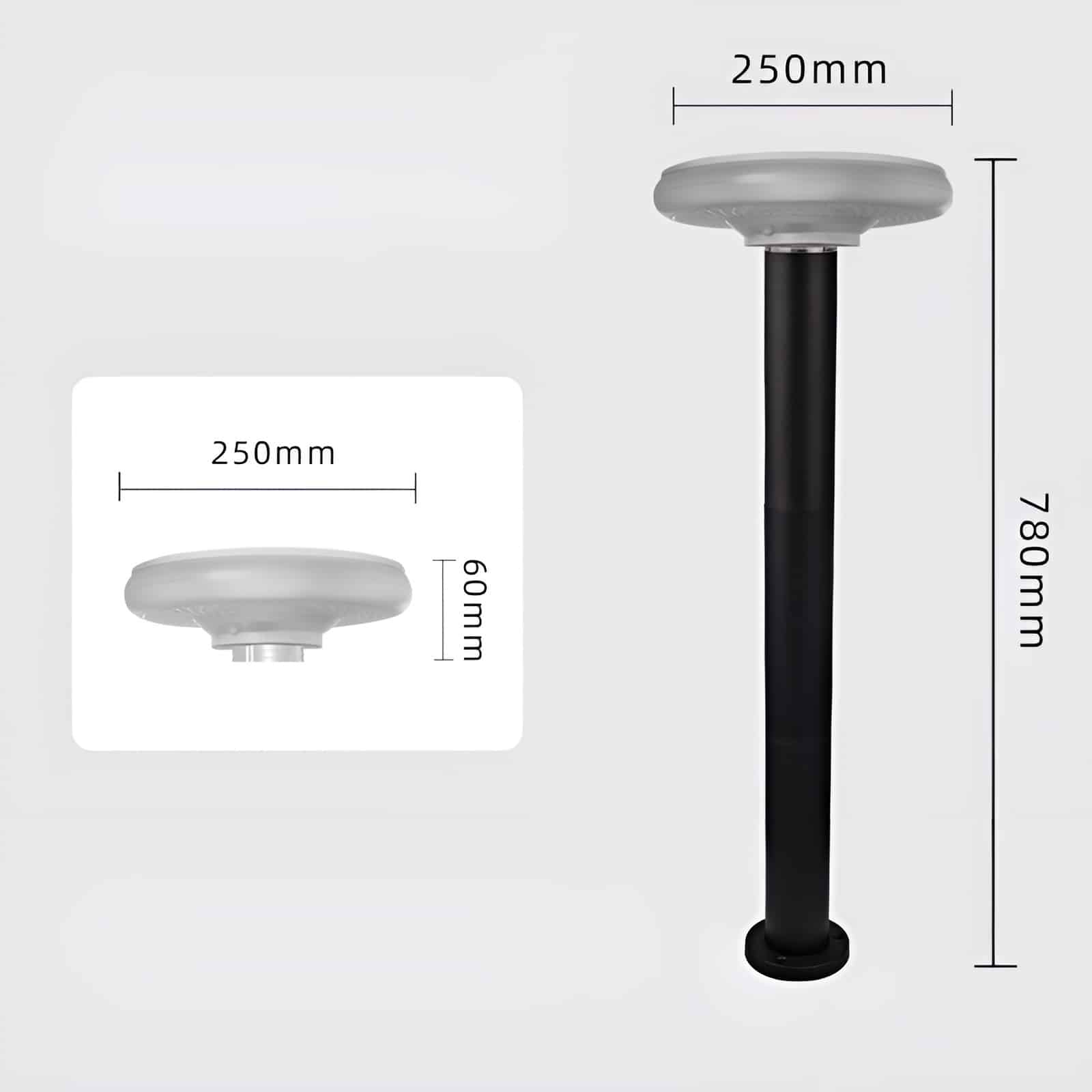 Đèn LED hình tròn năng lượng mặt trời BE1711 16