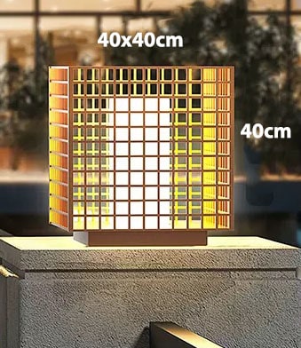 Đèn cột trụ trang trí sân vườn biệt thự C3007 18