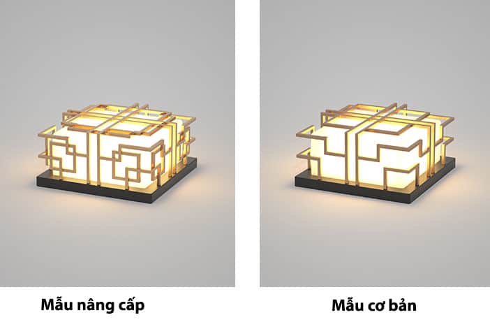 Đèn cột trụ trang trí sân vườn phong cách Á Đông C3048 16
