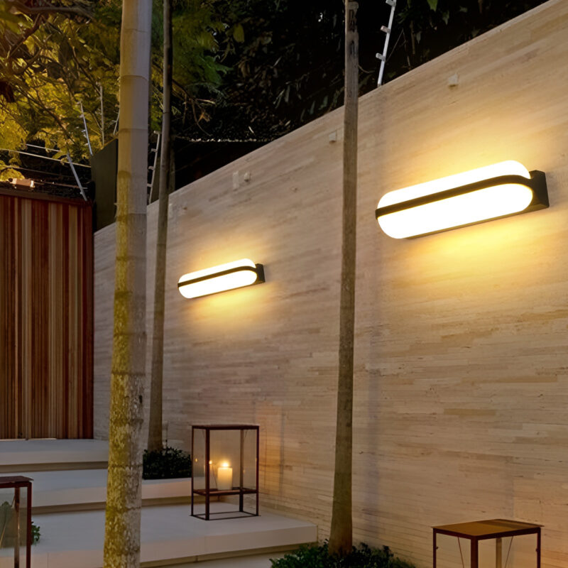 Đèn tường dạ quang ngoài trời chống nước ABS047 5