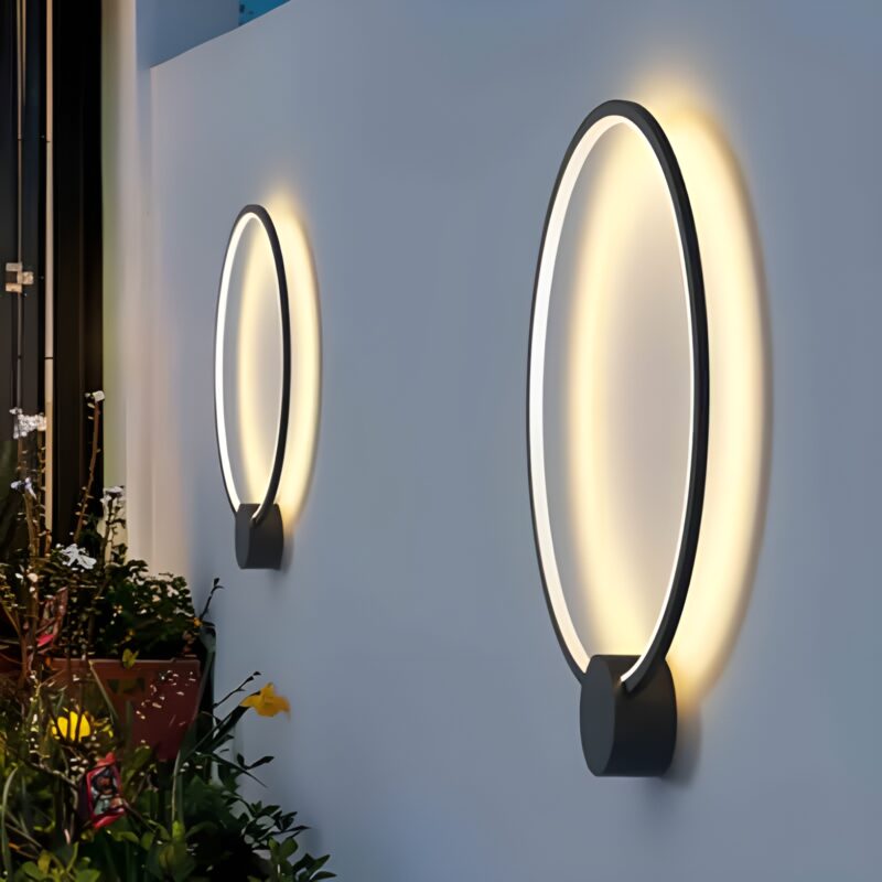 Đèn gắn tường lối vào hình mặt trời B6976 2