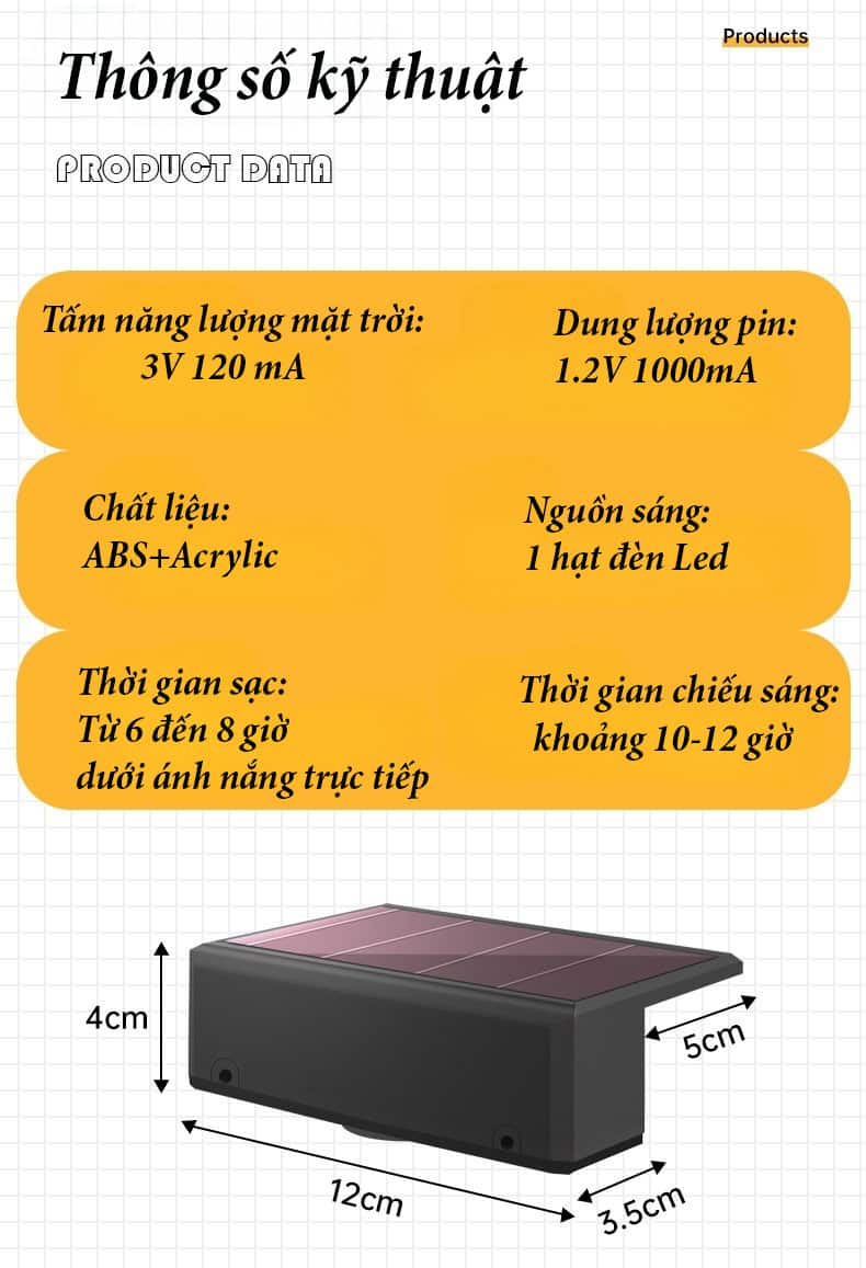 Đèn hắt tường sân vườn chống nước SL718 14