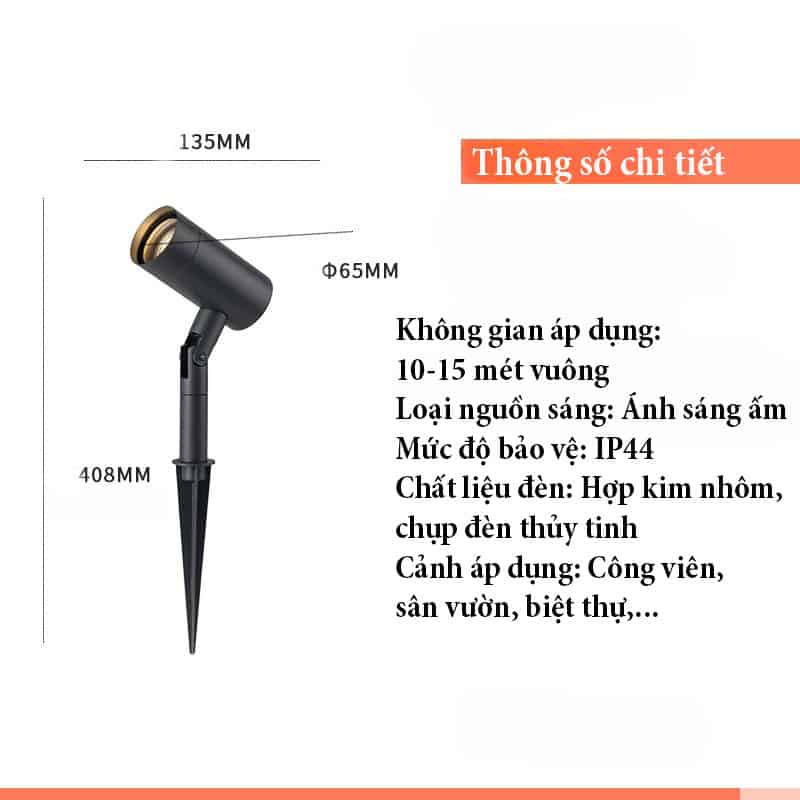 Đèn led chiếu cây trang trí sân vườn YS5961 13