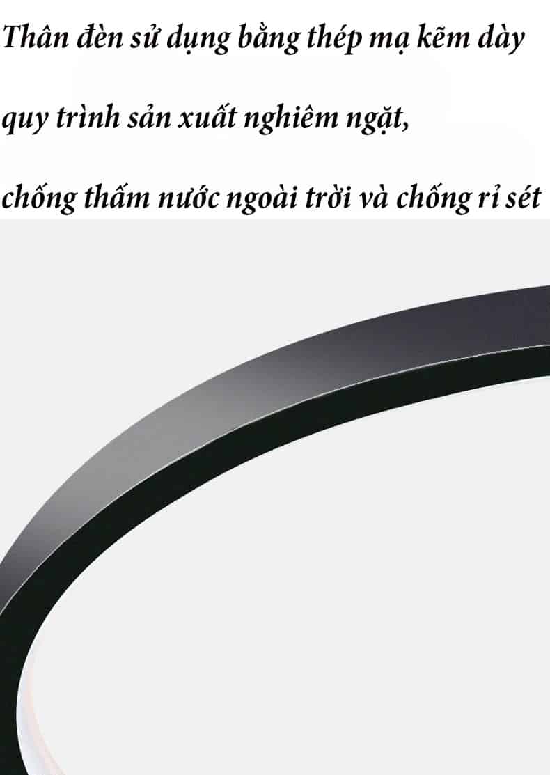 Đèn led khung tròn trang trí sân vườn ZS6847 17