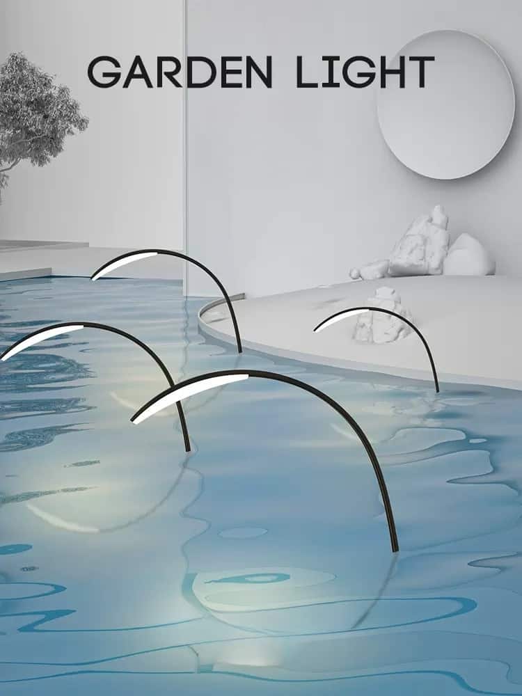 Đèn led vòng cung trang trí hồ bơi công viên C3072 4