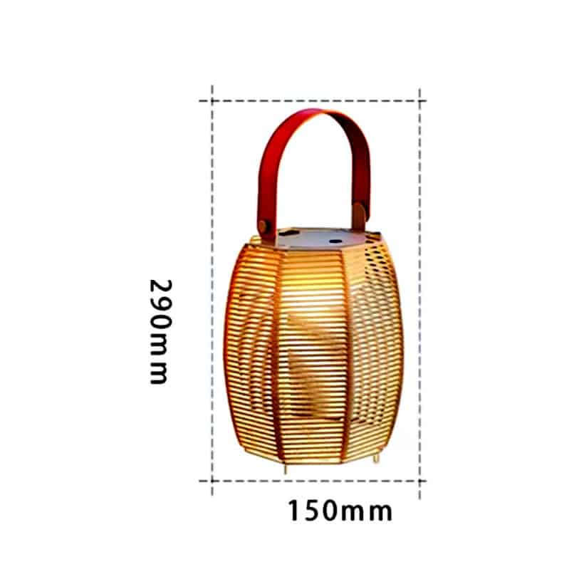 Đèn lồng sân vườn phong cách Wabi-Sabi AS8005 18