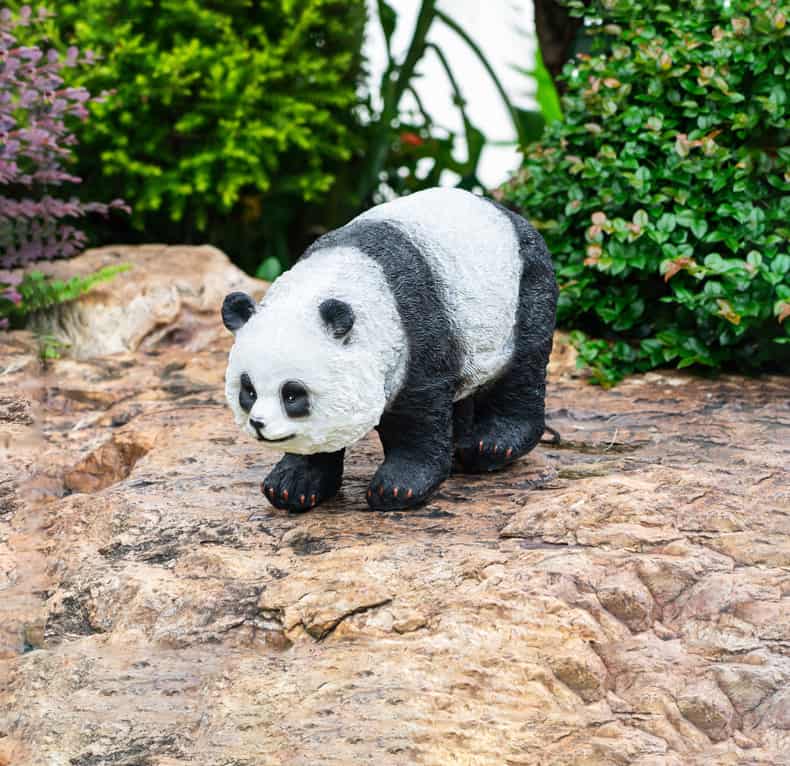 Đèn năng lượng mặt trời mô hình gấu trúc CYA06 13
