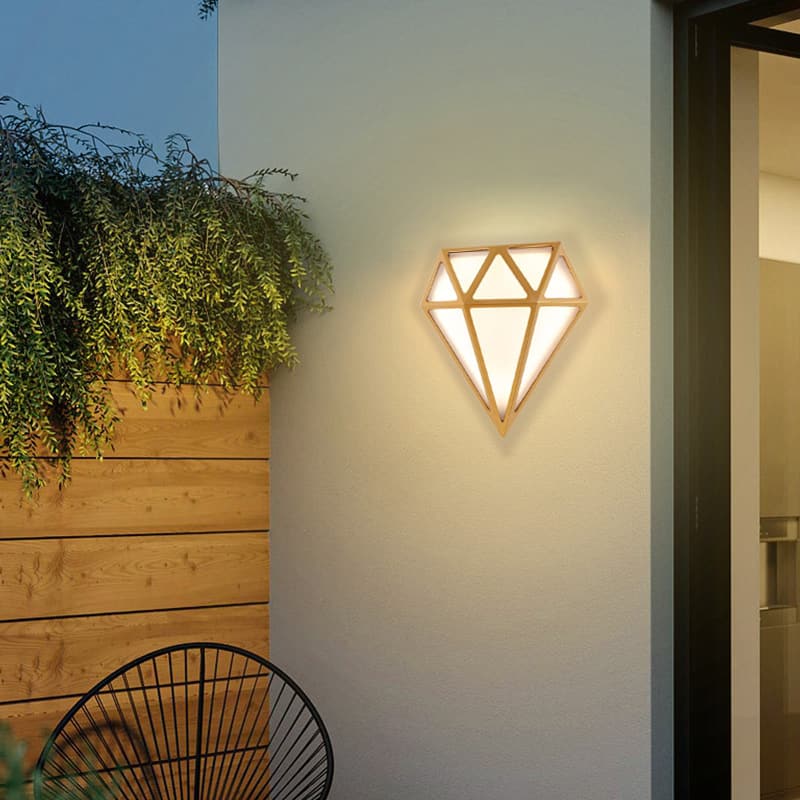 Đèn ốp tường tối giản khối kim cương BD1315 8