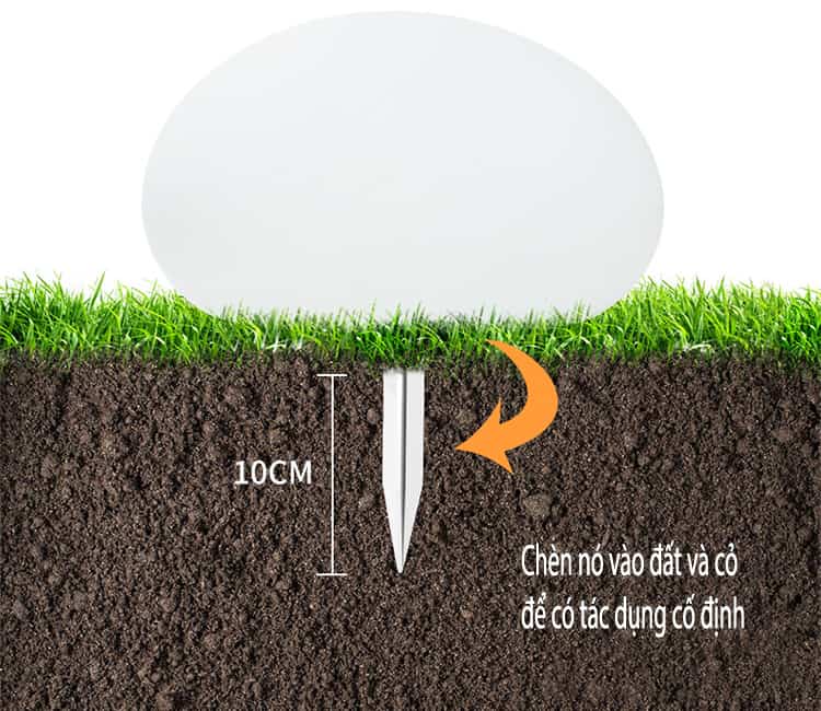 Đèn quả trứng trang trí sân vườn XC021 13