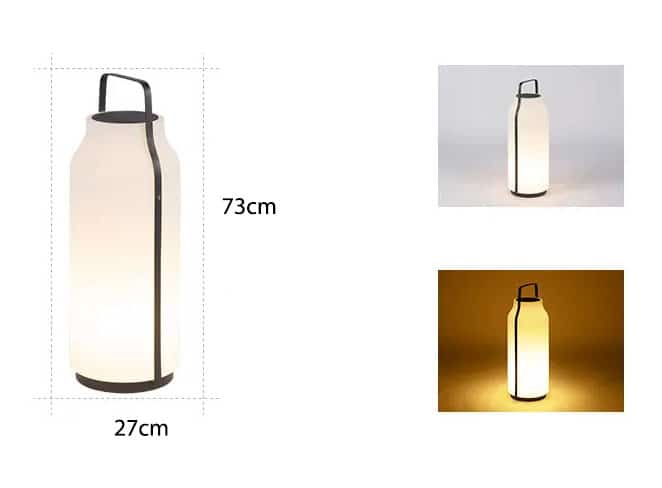 Đèn trang trí cảnh quan hình trụ độc đáo C6803 17