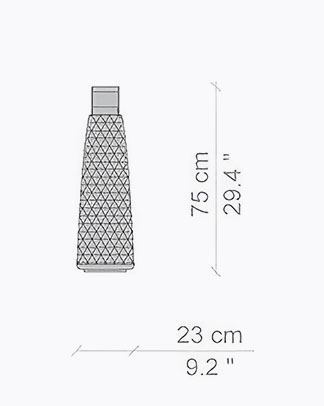 Đèn trang trí sân vườn hình chiếc lồng đèn C3094 13