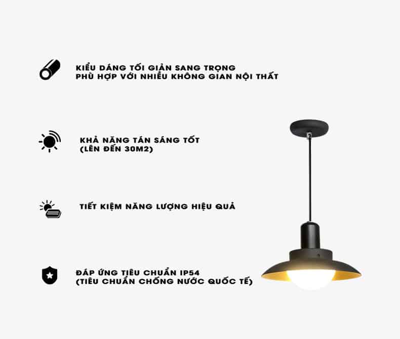 Đèn treo ban công phong cách Mordenism F75967 16