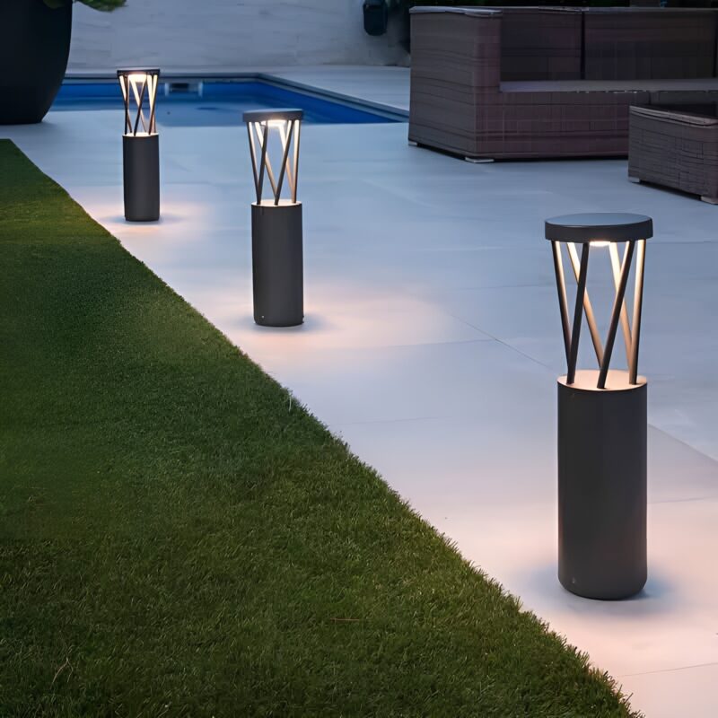 Đèn trụ cảnh quan ngoài trời phong cách Bắc Âu TM6620 1