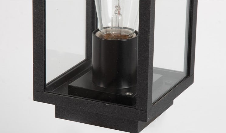 Đèn trụ cổng vuông phong cách hiện đại BI2014 7