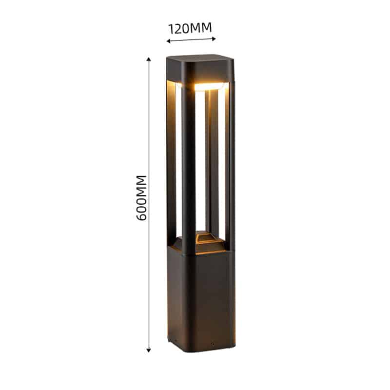 Đèn trụ sân vườn hợp kim nhôm hiện đại SAE002 20