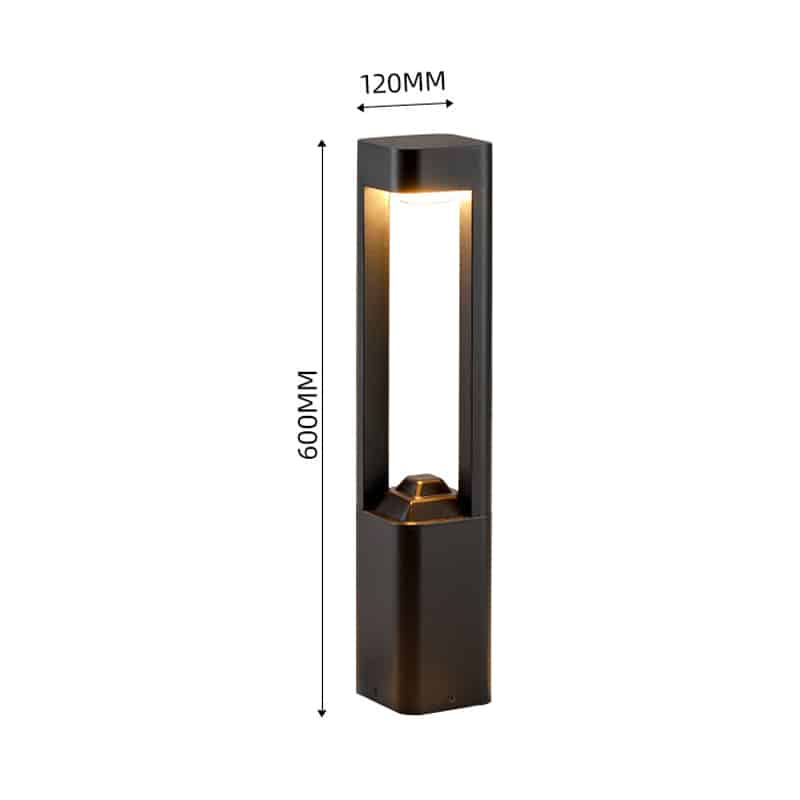 Đèn trụ sân vườn hợp kim nhôm hiện đại SAE002 19