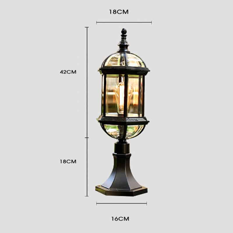 Đèn trụ sân vườn phong cách Gothic VC005 14