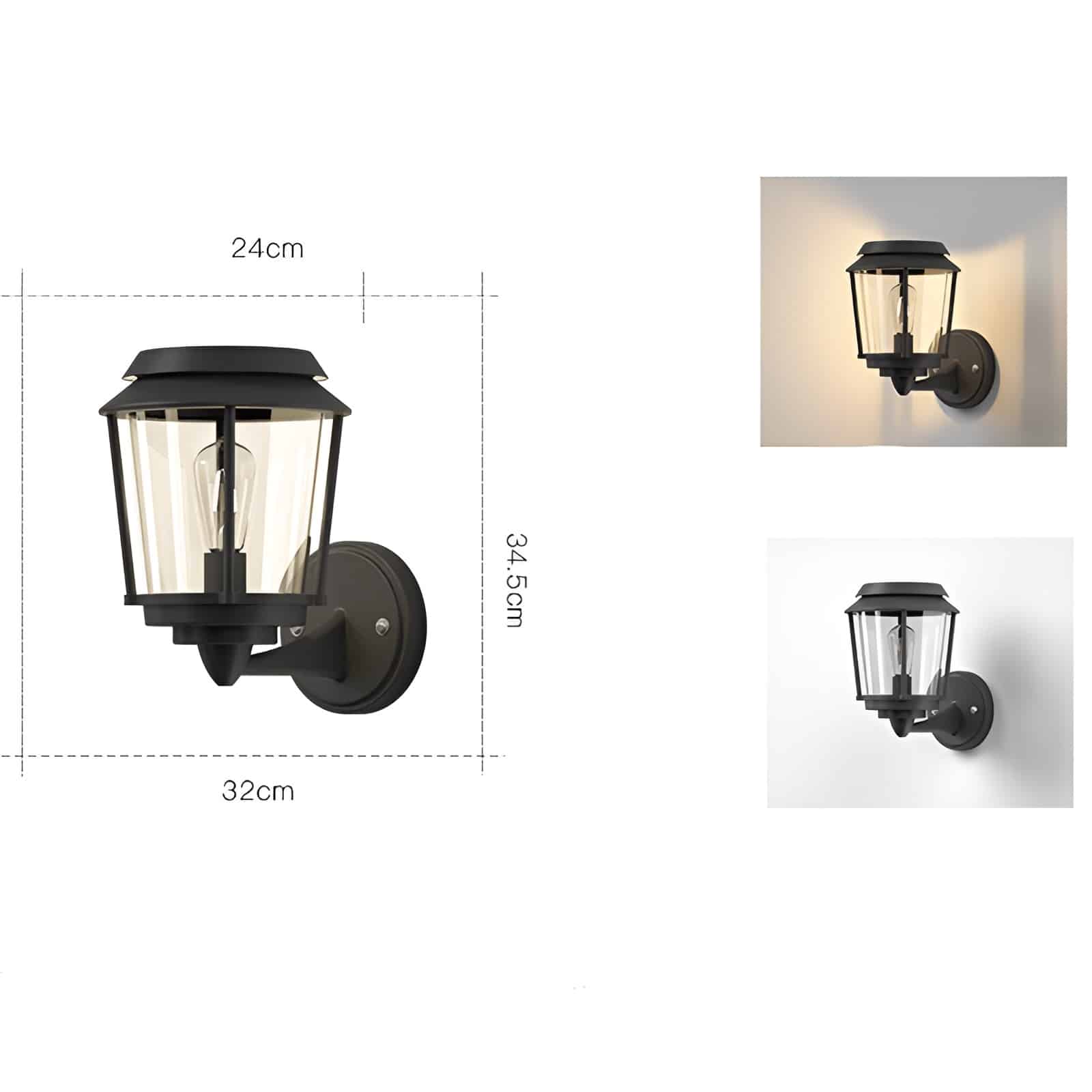Đèn tường hành lang năng lượng mặt trời B1139 11