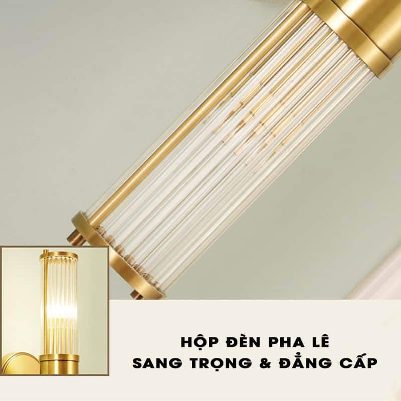 Đèn tường ban công nghệ thuật kiểu Ý ED7788 7