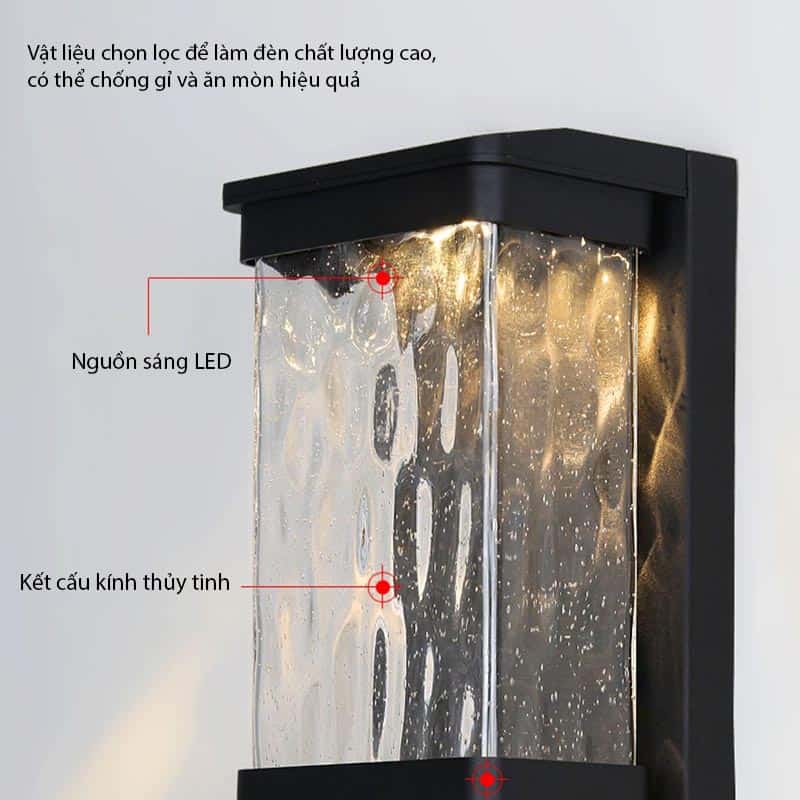 Đèn vách tường cầu thang hình chữ nhật LC7105 16