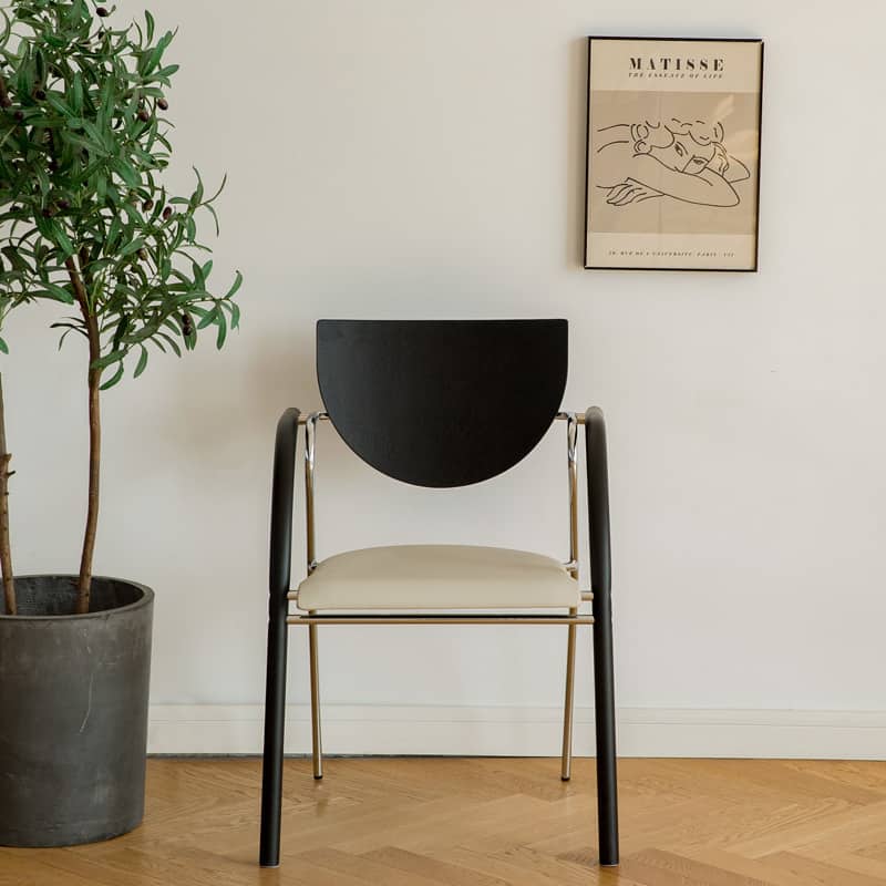 Ghế ăn hiện đại bằng da và gỗ Thonet Chair ST2348 7