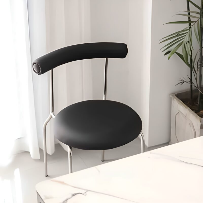Ghế ăn phòng khách sang trọng chân kim loại DC7145 2