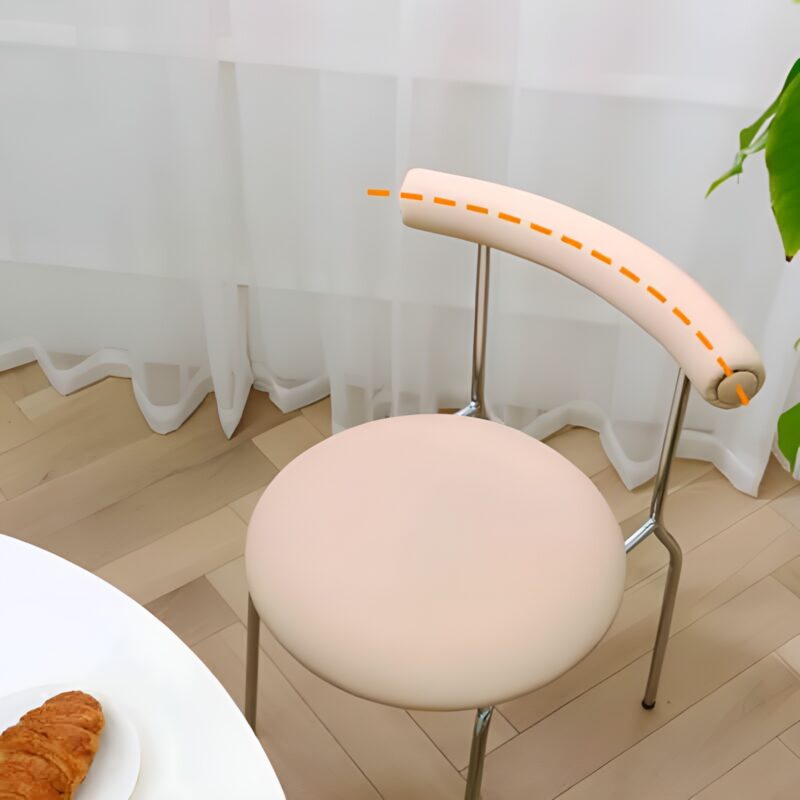 Ghế ăn phòng khách sang trọng chân kim loại DC7145 3