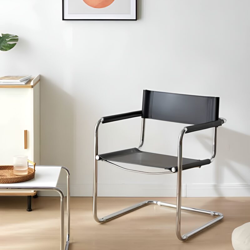 Ghế bành Bauhaus khung kim loại cao cấp PA7041