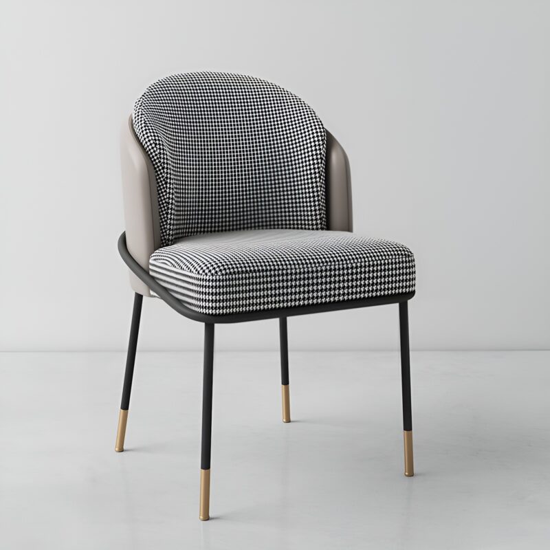 Ghế ăn phòng khách Fil Noir kiểu Bắc Âu BT9693 3