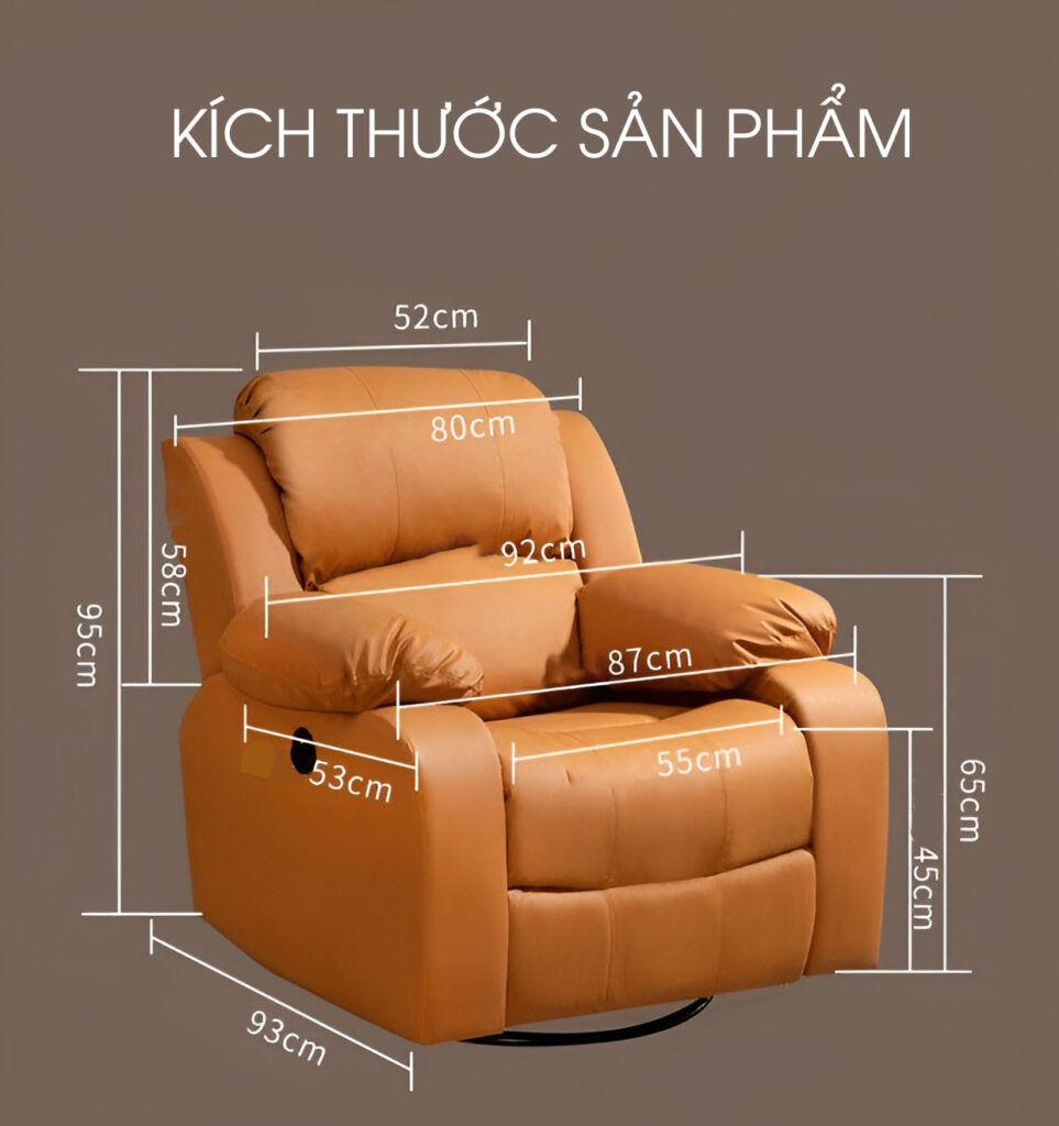 Ghế sofa chỉnh điện massage thư giãn cao cấp PD2749 11