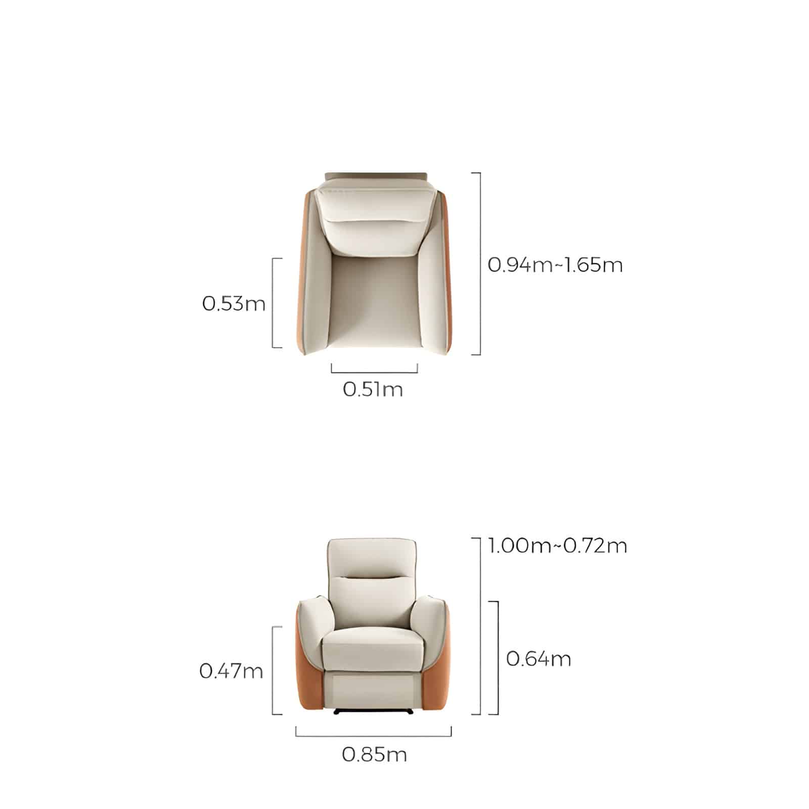 Ghế sofa tích hợp chỉnh điện thông minh kiểu Ý LH011 21
