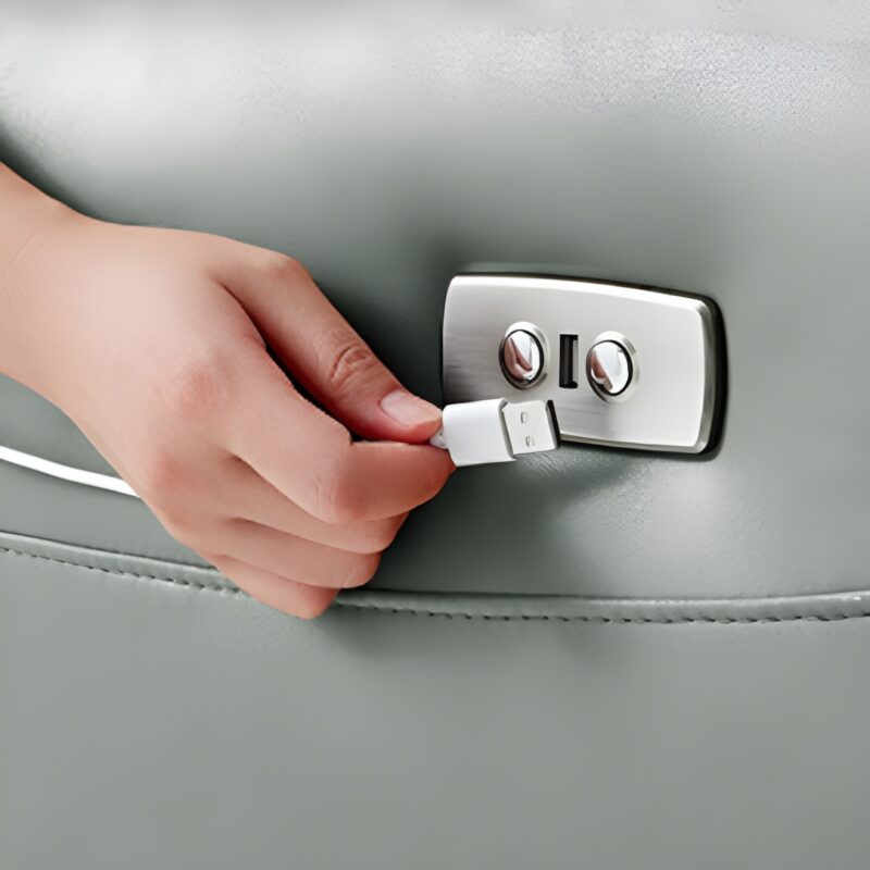 Ghế sofa tích hợp chỉnh điện thông minh kiểu Ý LH011 5
