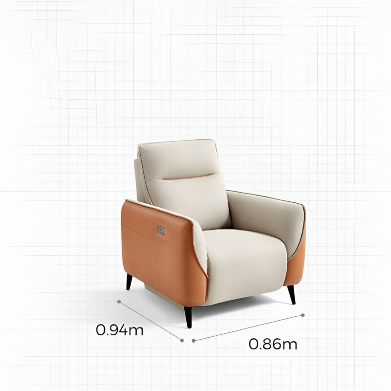 Ghế sofa tích hợp chỉnh điện thông minh kiểu Ý LH011 6