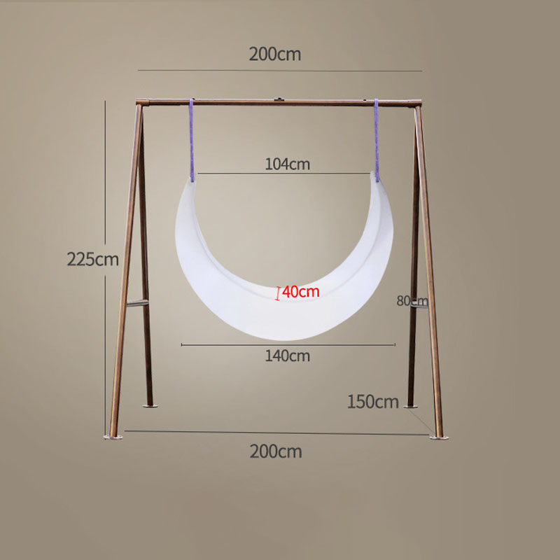 Ghế xích đu led phát sáng 16 màu XC186 9