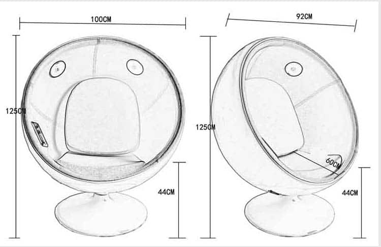 Ghế thư giãn Ball Chair xoay 360 độ SP5740 17