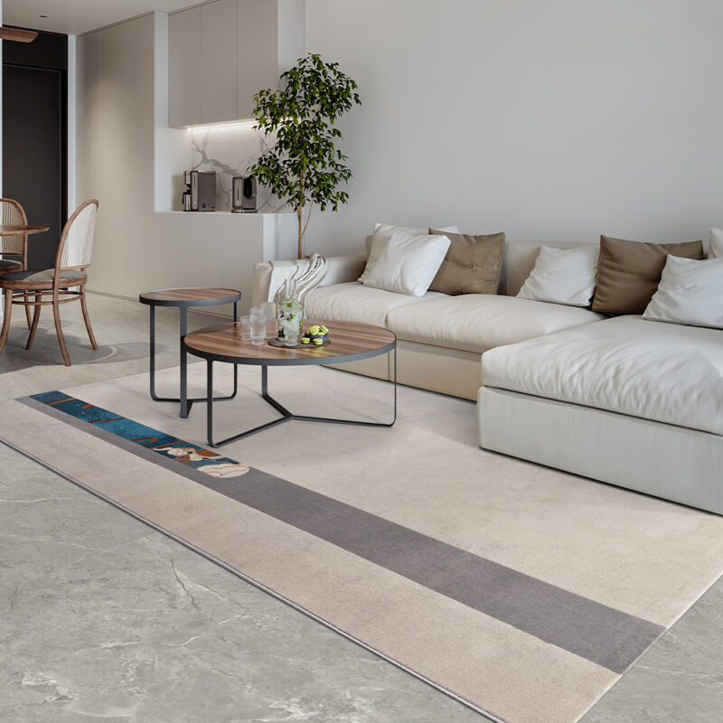 Thảm trải sàn họa tiết đan xen cổ điển FDC2893 2