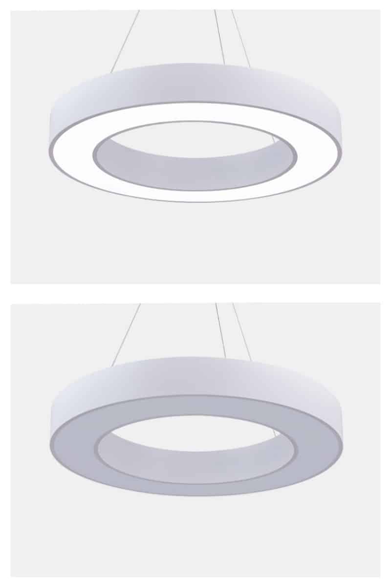 Đèn LED thả trần trang trí nhà hàng hình vòng tròn YH001 23