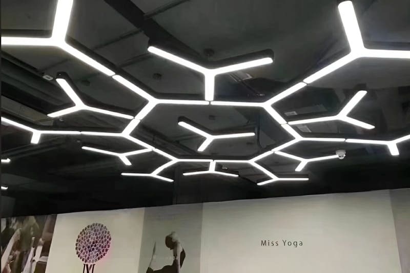 Đèn LED thả trần trang trí phòng tập yoga chữ Y YX001 12