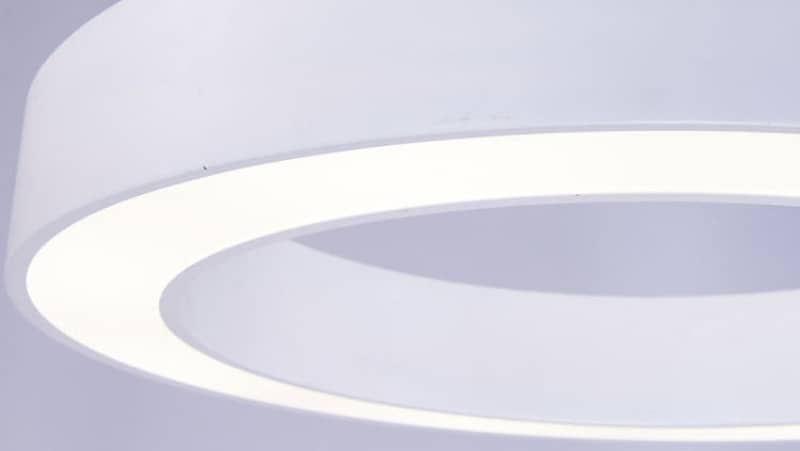 Đèn LED thả trần trang trí showroom hình chữ C ZSL2001 21