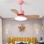 Quạt đèn thả trần cho phòng nhỏ nhiều màu sắc FA2735