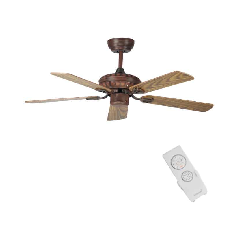 Quạt trần 5 cánh gỗ kiểu dáng cổ điển châu Mỹ FA9098 4