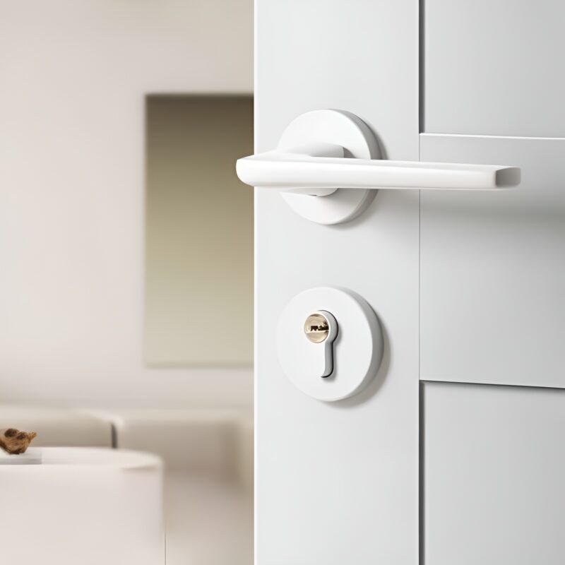 Tay nắm cửa thông phòng bằng kim loại MS709 2