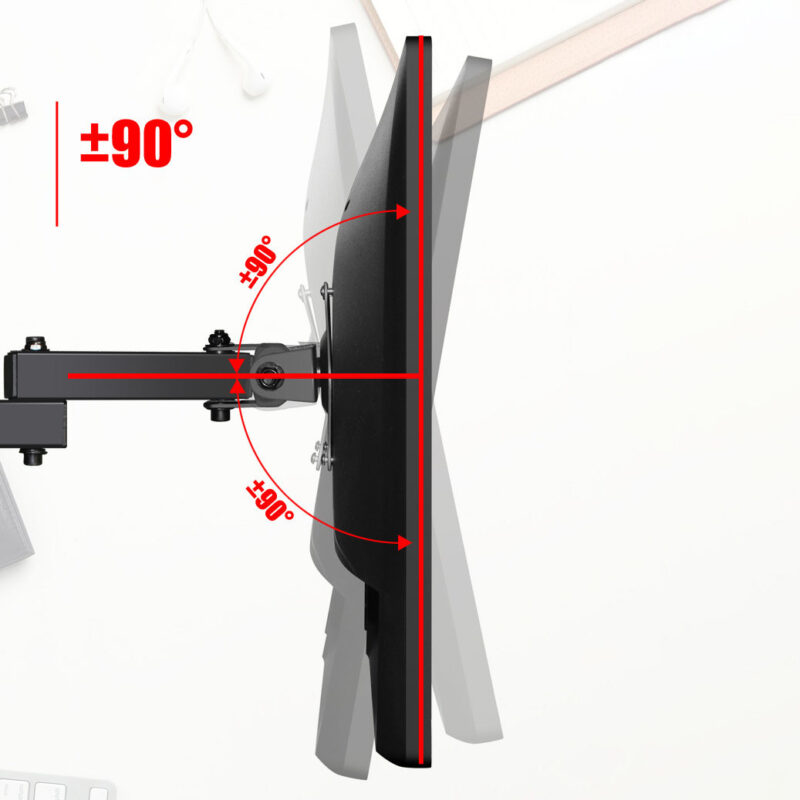 Giá treo màn hình máy tính gắn bàn ANG651 4