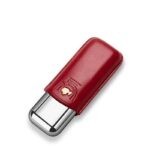 Bao da xì gà 2 điếu ống inox cao cấp CGL722-6