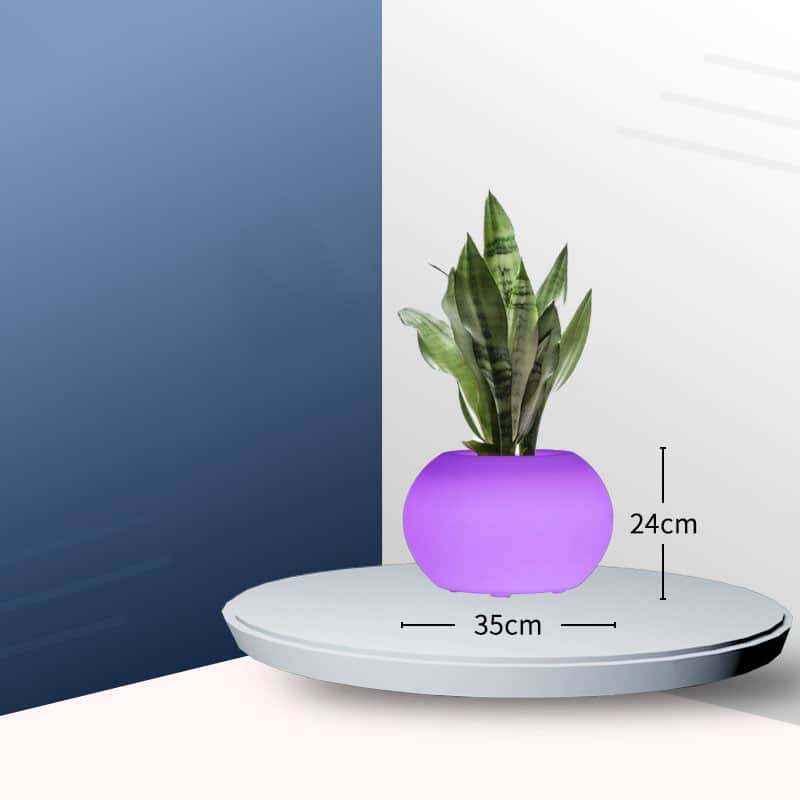 Đèn LED dạ quang hình lọ hoa trang trí sân vườn TB6187 15
