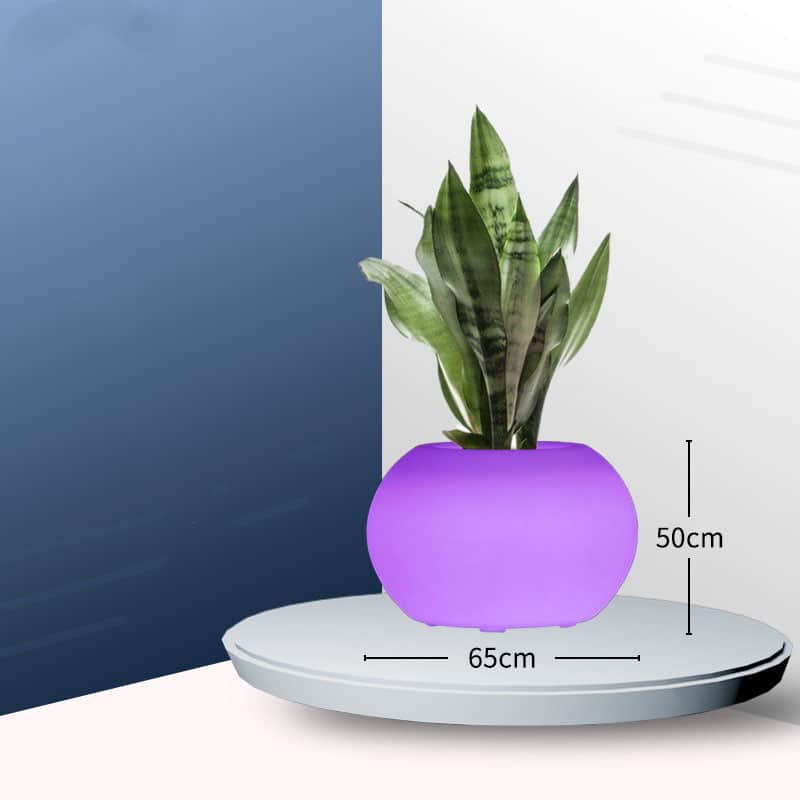 Đèn LED dạ quang hình lọ hoa trang trí sân vườn TB6187 17