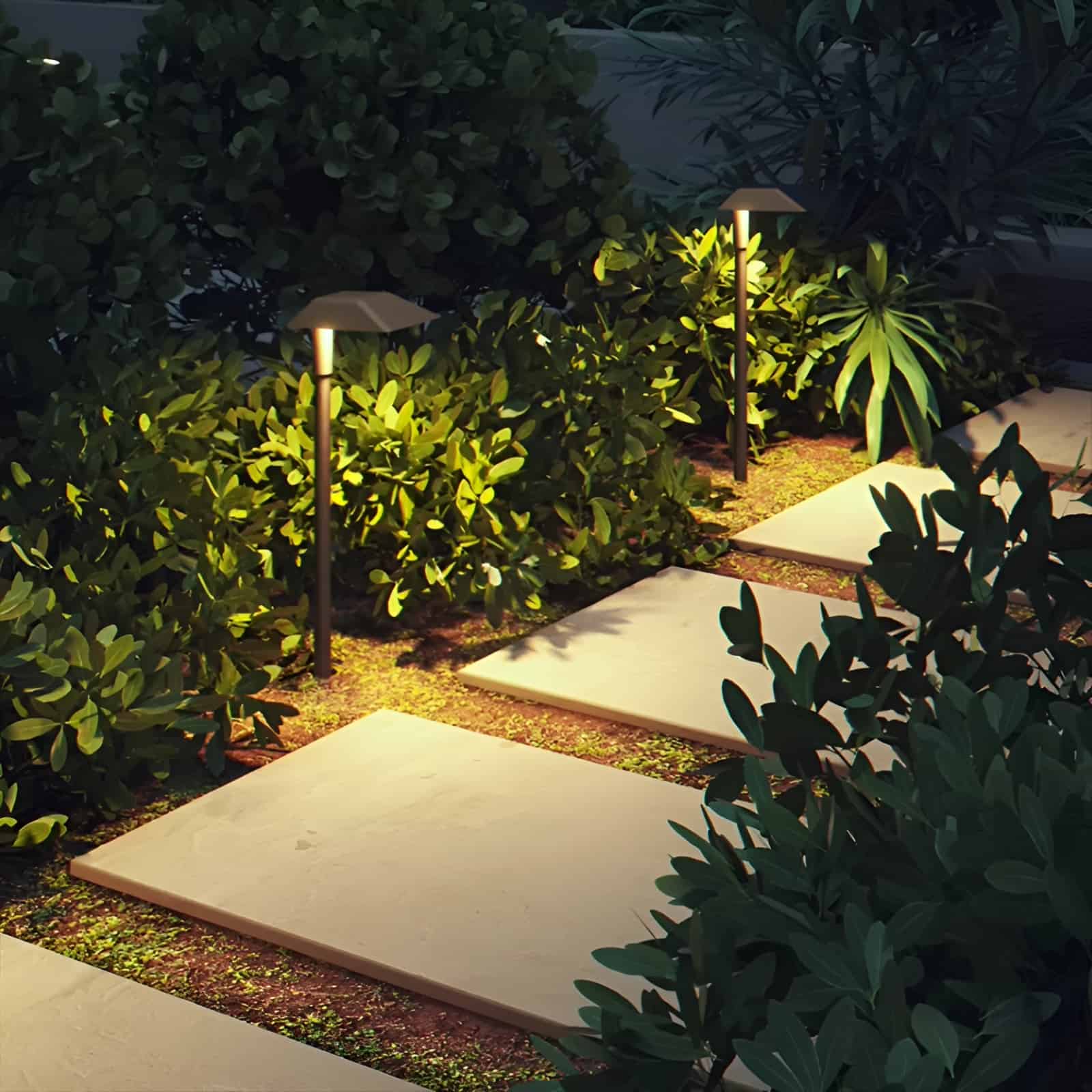Đèn LED dạng cột trang trí bãi cỏ sân vườn CP4838 5