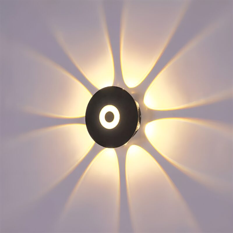 Đèn LED ốp tường sinh động hắt sáng hoa mặt trời BDA006 2