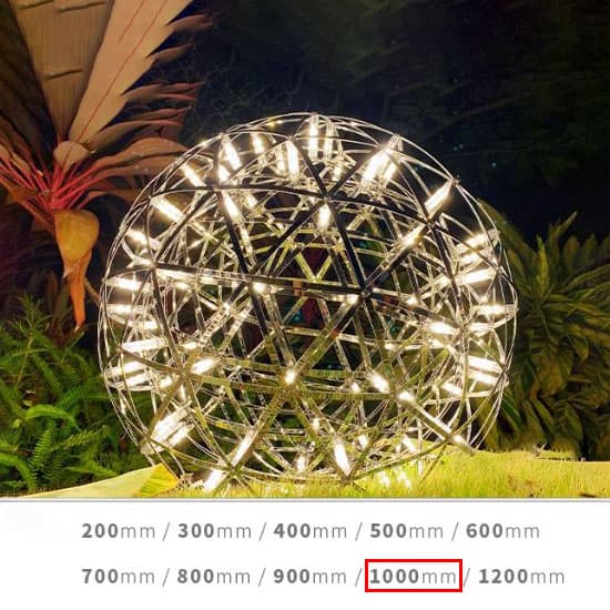 Đèn LED trang trí sân vườn quả bóng lưới OLF1021 18